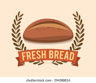 Bakery digital design, vector illustration 10 eps graphic