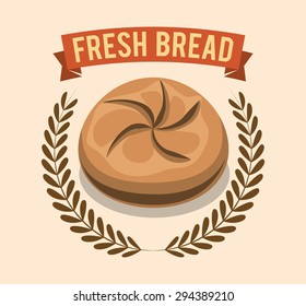 Bakery digital design, vector illustration 10 eps graphic