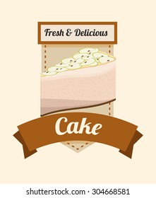 Bakery digital design, vector illustration 10 eps graphic