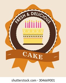 Bakery digital design, vector illustration 10 eps graphic