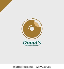 bakery donut logo simple design idea
