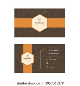 Bakery Double Sided Business Card Design