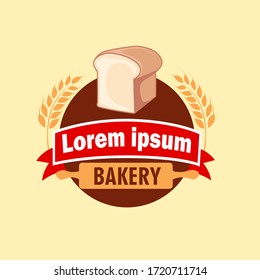 Bakery emblem logo in vector 