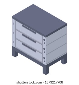 Bakery equipment icon. Isometric of bakery equipment vector icon for web design isolated on white background