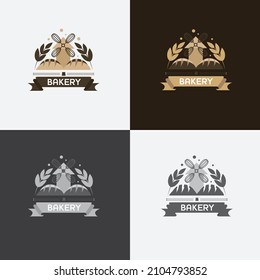 Bakery Farm Logo With Simple Style Modern Brown Color This logo is very suitable for your bakery business, your brand of bread, can be implemented in print media, brochures, posters, paper bags
