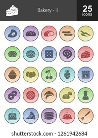 Bakery Filled Icons