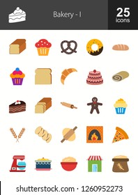 Bakery Flat Icons