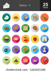 Bakery Flat Icons