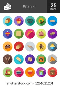 Bakery Flat Icons