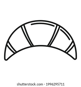 Bakery food icon. Outline Bakery food vector icon for web design isolated on white background