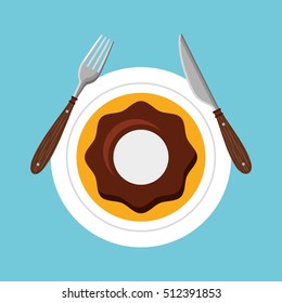 bakery food menu icon vector illustration design