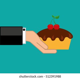 bakery food menu icon vector illustration design