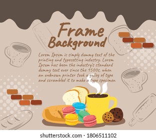 bakery frame concept illustration vector design