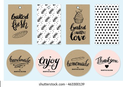 Bakery Gift Tags and Stickers Collection