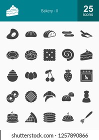 Bakery Glyph Icons