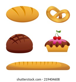 bakery graphic design , vector illustration