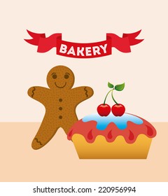 bakery graphic design , vector illustration