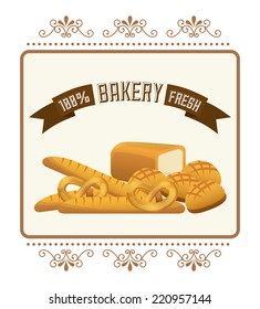 bakery graphic design , vector illustration