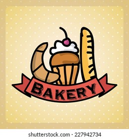 bakery graphic design , vector illustration