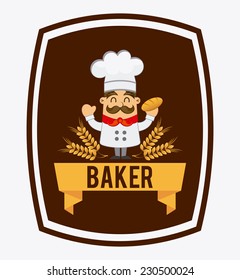 bakery graphic design , vector illustration