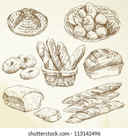 bakery - hand drawn collection