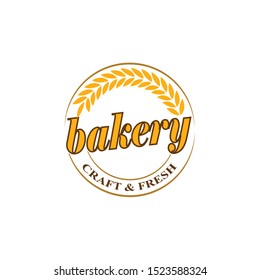 Bakery Logo Vector Illustration Elements Design Stock Vector (Royalty ...