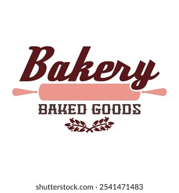 Bakery hand written lettering logo, label, badge, emblem