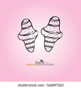 Bakery hand-drawn.bakery doodle .bakery.vector illustration