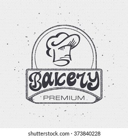 Bakery. Handwritten inscription. Hand drawn calligraphy lettering  typography badge. It can be used for signage, logos, branding, product launches