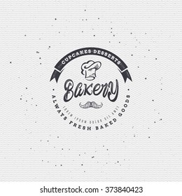 Bakery. Handwritten Inscription. Hand Drawn Calligraphy Lettering  Typography Badge. It Can Be Used For Signage, Logos, Branding, Product Launches