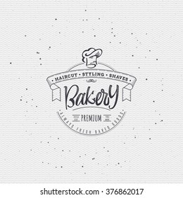 Bakery. Handwritten Inscription. Hand Drawn Calligraphy Lettering  Typography Badge. It Can Be Used For Signage, Logos, Branding, Product Launches