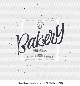 Bakery. Handwritten Inscription. Hand Drawn Calligraphy Lettering  Typography Badge. It Can Be Used For Signage, Logos, Branding, Product Launches