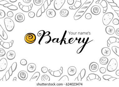 Bakery handwritten logo for bakery