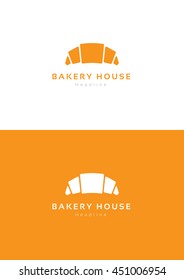 Bakery house logo template.