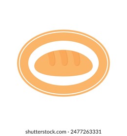 Plantilla con el logo de la panadería. Logotipo moderno para panadería o tienda
