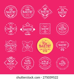 Bakery icon design. Menu badge vintage.