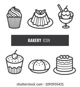 bakery icon design template