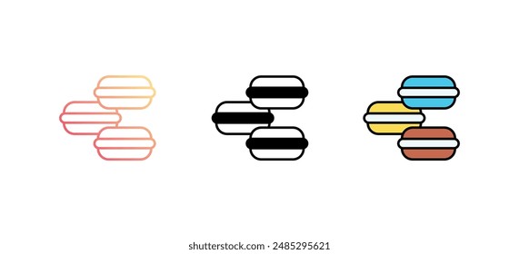 Bakery icon design with white background stock illustration