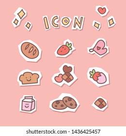 Bakery icon. Hand drawn vector illustration EPS10