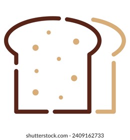 Bäckereisymbolgrafik für Web, App, Infografik usw.