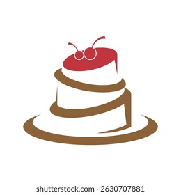 Plantilla de diseño de logotipo de icono de panadería