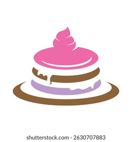 Plantilla de diseño de logotipo de icono de panadería