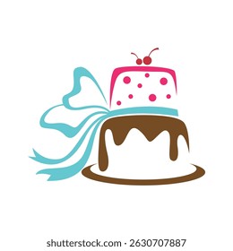 Modelo de design de logotipo de ícone de padaria