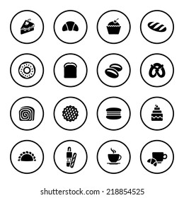 Bakery icon set