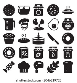 Bakery Icon Set Commercial Use Stock Vector (Royalty Free) 2046219728 ...