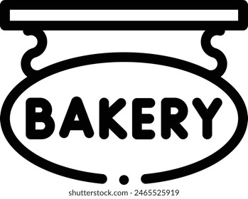 bakery icon. Thin Linear Style Design Isolated On White Background