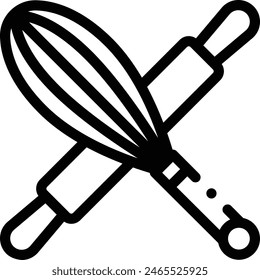bakery icon. Thin Linear Style Design Isolated On White Background