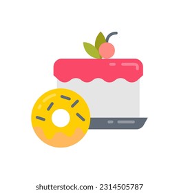 Bakery icon in vector. Illustration