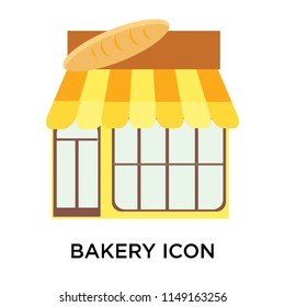 Bakery icon vector isolated on white background for your web and mobile app design, Bakery logo concept