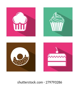 bakery icons design, vector illustration eps10 graphic 